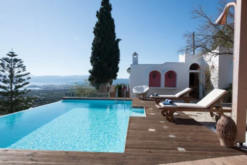 Villa With Panoramic Sea Views Agios Nikolaos Crete