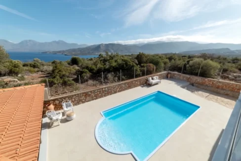 Villa with Pool & Sea Views in Agios Nikolaos Crete 2