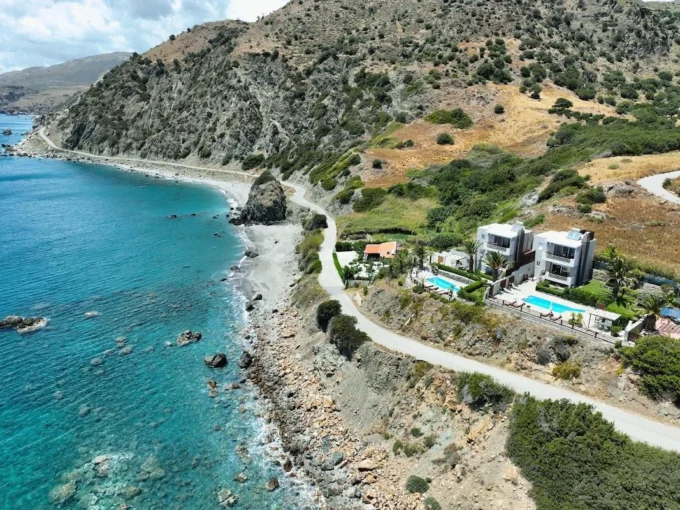 Waterfront villa for sale Rethymnon Crete Greece