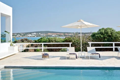 Beachfront Villa With View in Paros for Sale