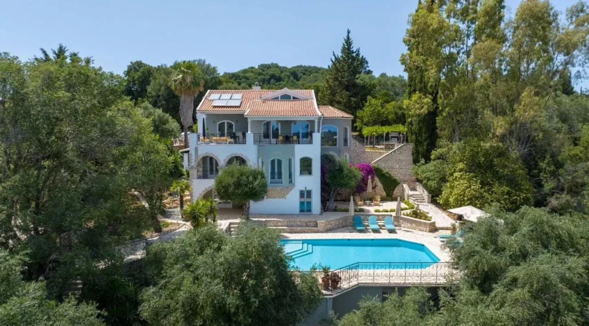 Breathtaking sea views Villa in Corfu for sale 1