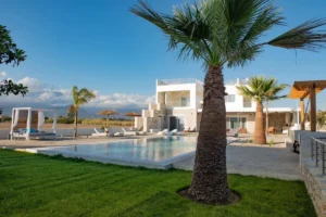 beachfront villa for sale in South Crete Greece