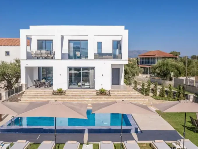 Newly Built Furnished Villa with Sea View in Zakynthos