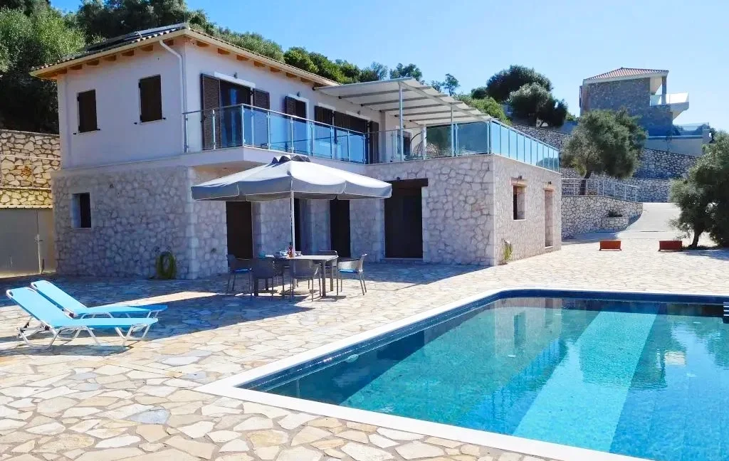 Newly built Seaview villa Lefkada 13