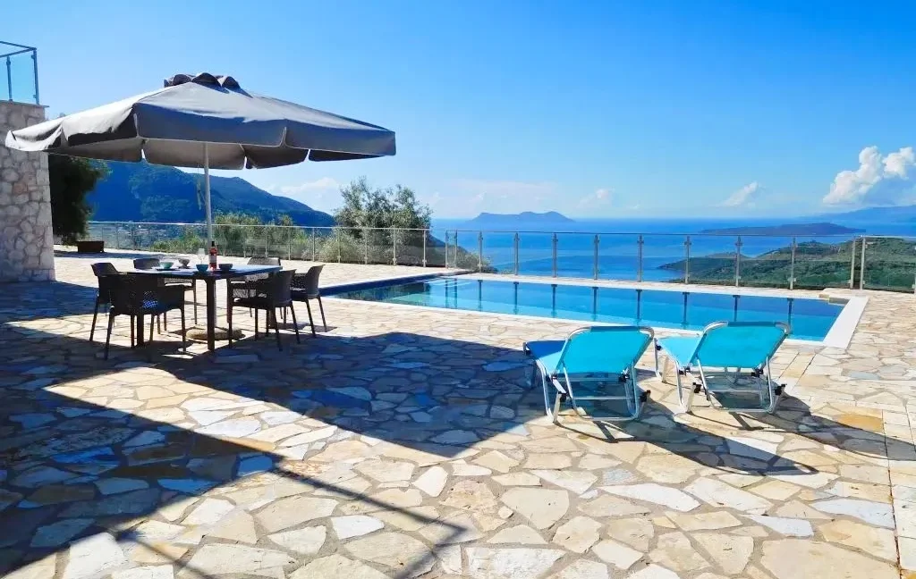 Newly built Seaview villa Lefkada 14