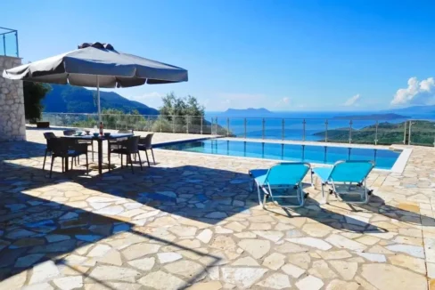 Newly built Seaview villa Lefkada 14