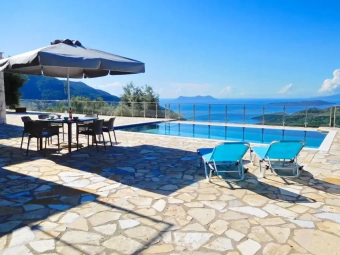Newly built Seaview villa Lefkada