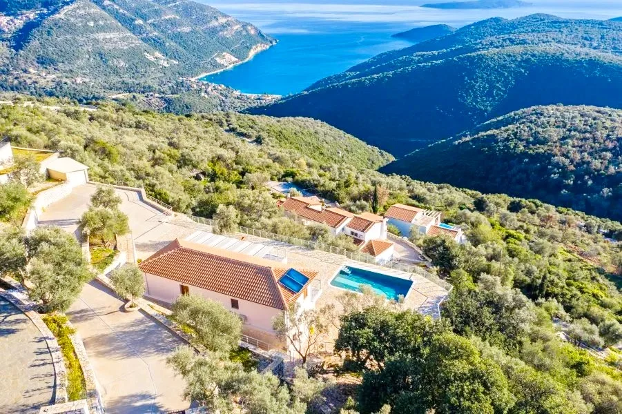 Newly built Seaview villa Lefkada 17