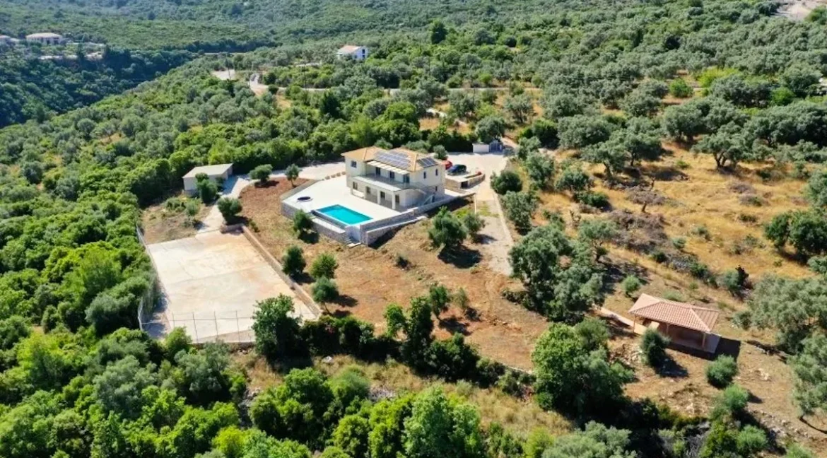 Newly built villa Lefkada Greece 1