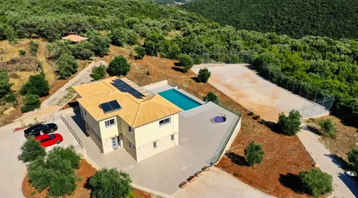 Newly built villa Lefkada Greece 4
