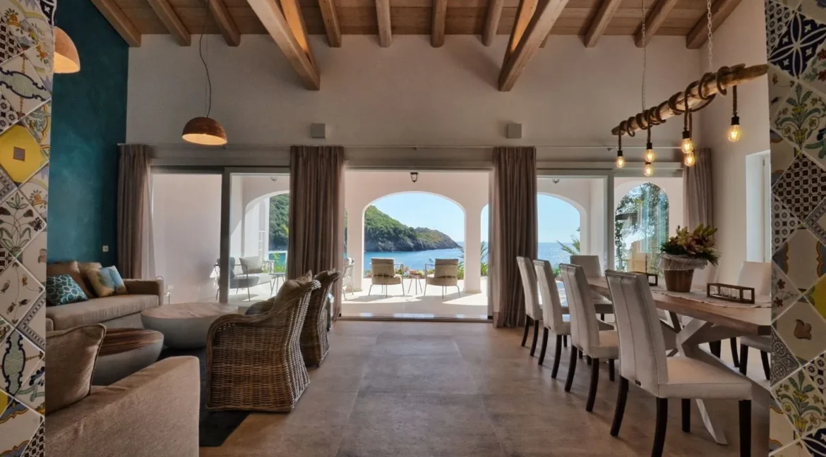 Seafront Luxury Villa at Paleokastritsa Corfu 1