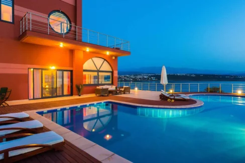 Seafront Villa for sale at Tersanas Chania Crete 2