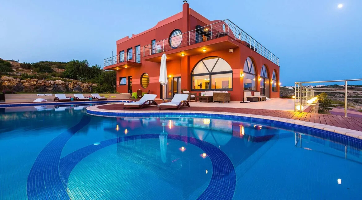 Seafront Villa for sale at Tersanas Chania Crete 45