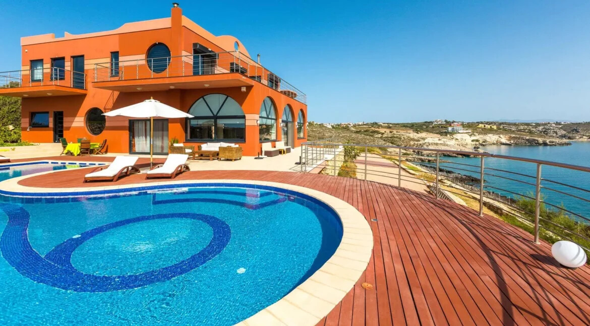 Seafront Villa for sale at Tersanas Chania Crete 46