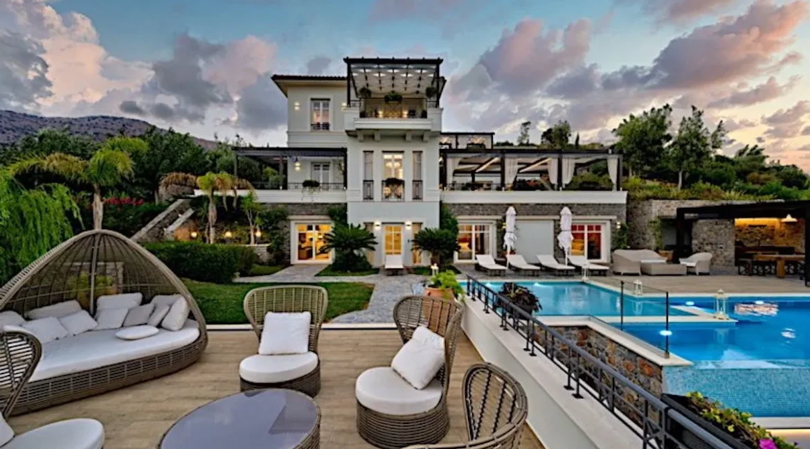 Villa With Private Beach for sale Elounda Crete