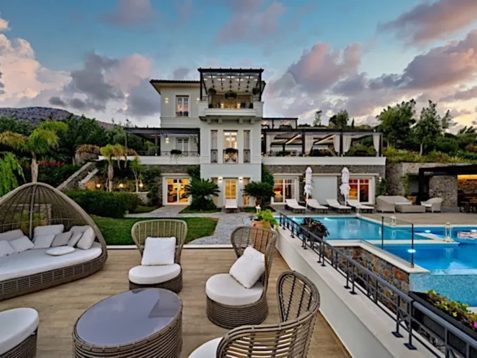 Villa With Private Beach for sale Elounda Crete