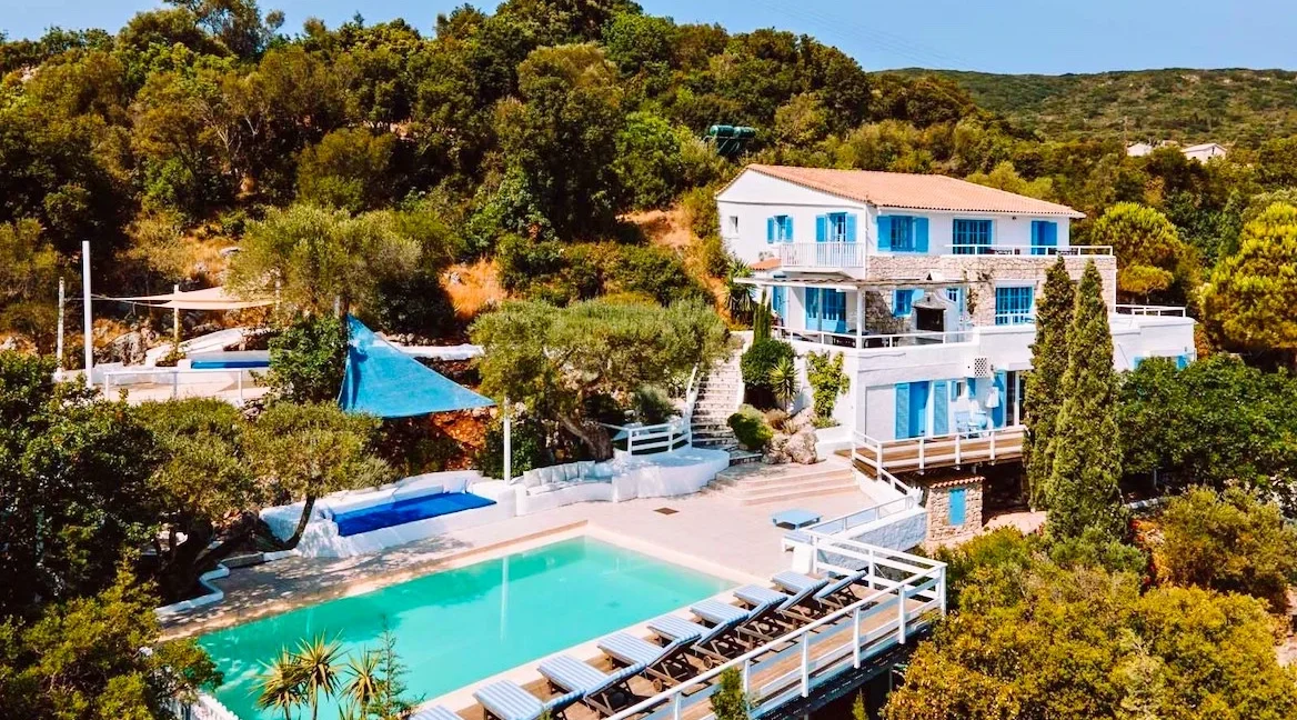 Villa on a hill with sea view in Zakynthos, Peligoni 1