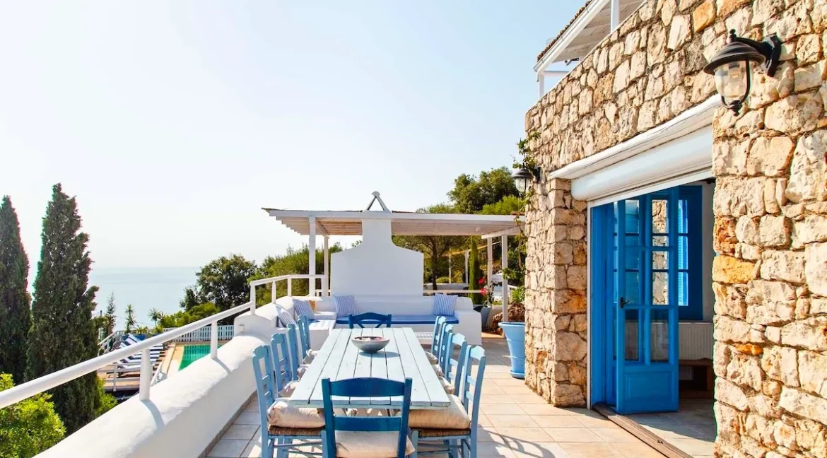 Villa on a hill with sea view in Zakynthos, Peligoni 11