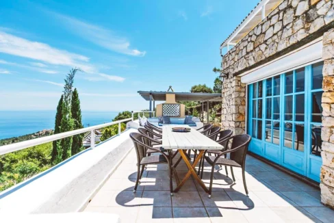 Villa on a hill with sea view in Zakynthos, Peligoni 14