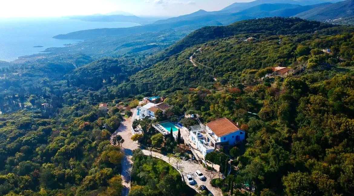 Villa on a hill with sea view in Zakynthos, Peligoni 17