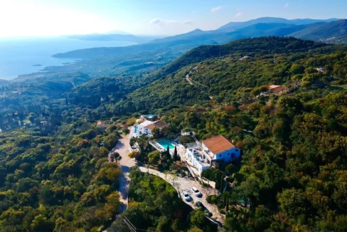 Villa on a hill with sea view in Zakynthos, Peligoni 17