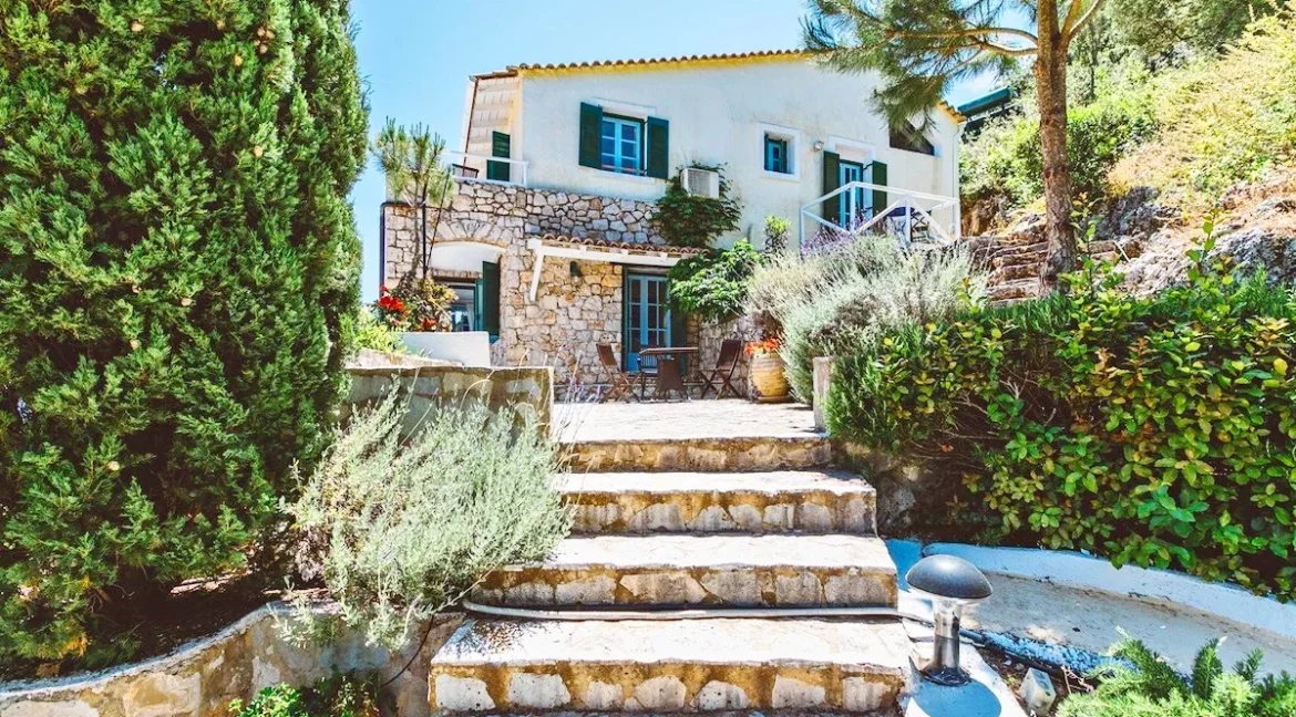 Villa on a hill with sea view in Zakynthos, Peligoni 18