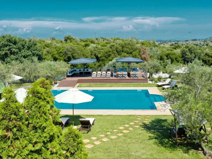 Luxury Villa for sale in Corfu Greece with private pool, 9 bedrooms