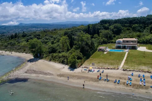 For Sale Beachfront Villa Corfu Greece
