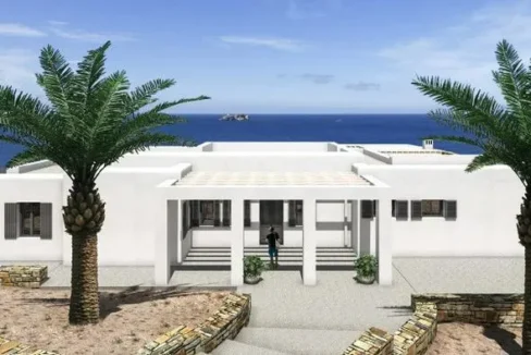 New Seafront Under Construction Villa in Paros 3
