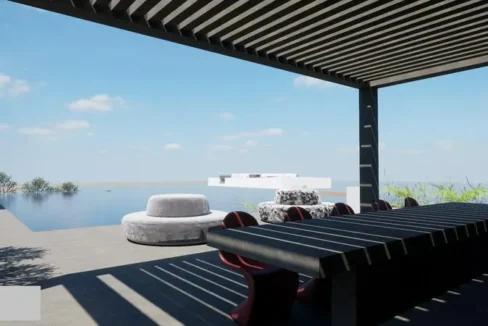 New Seafront Under Construction Villa in Paros 9