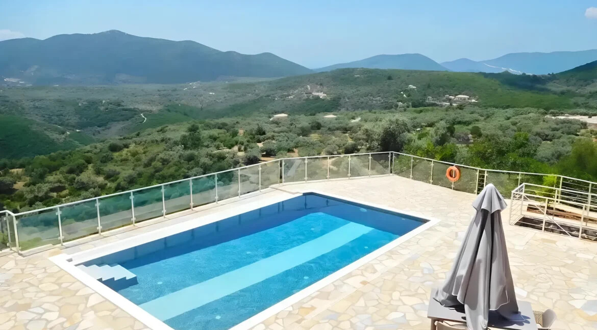 Newly built Seaview villa Lefkada for sale 1