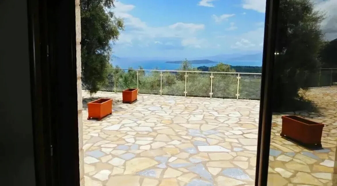Newly built Seaview villa Lefkada for sale 13