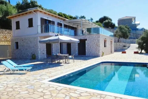 Newly built Seaview villa Lefkada for sale 16