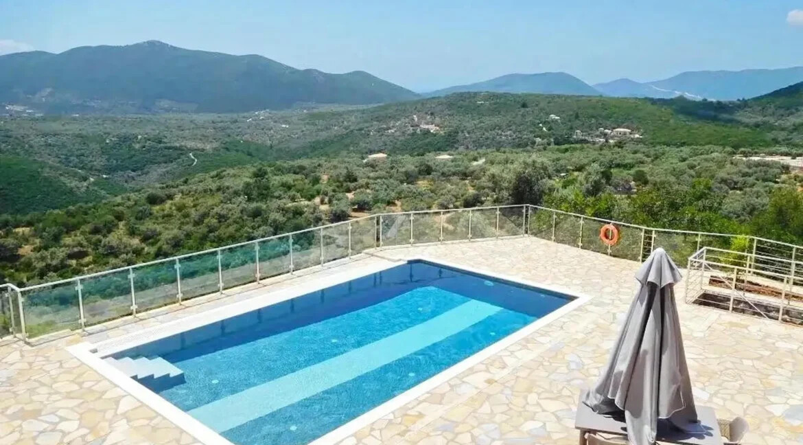 Newly built Seaview villa Lefkada for sale 17