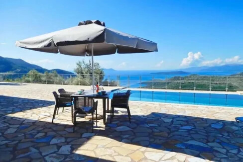 Newly built Seaview villa Lefkada for sale 18