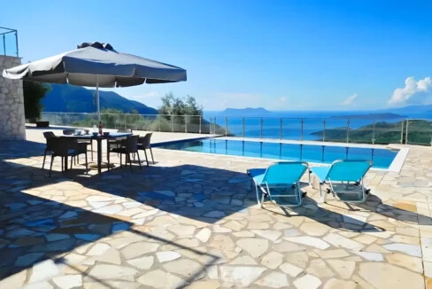 Newly built Seaview villa Lefkada for sale 2