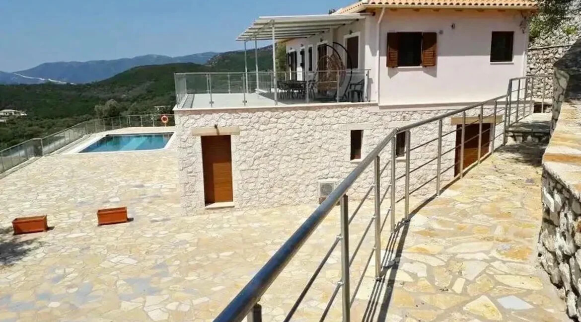Newly built Seaview villa Lefkada for sale 23