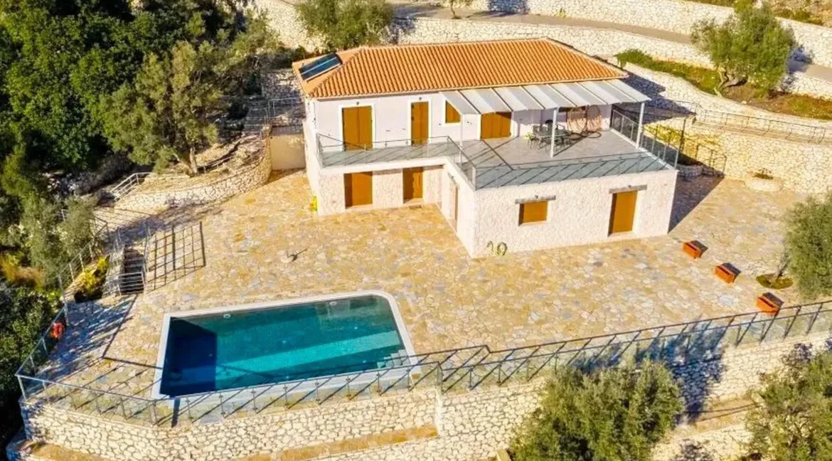 Newly built Seaview villa Lefkada for sale 25