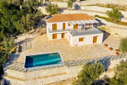 Newly built Seaview villa Lefkada for sale 25