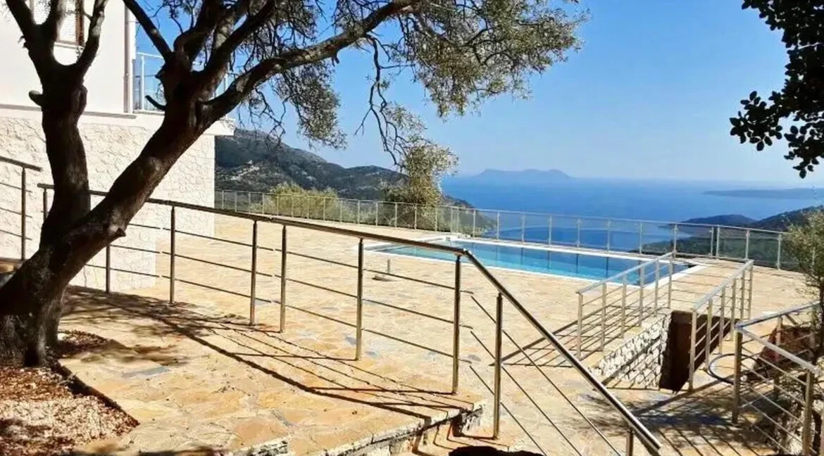 Newly built Seaview villa Lefkada for sale 26