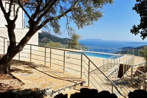Newly built Seaview villa Lefkada for sale 26