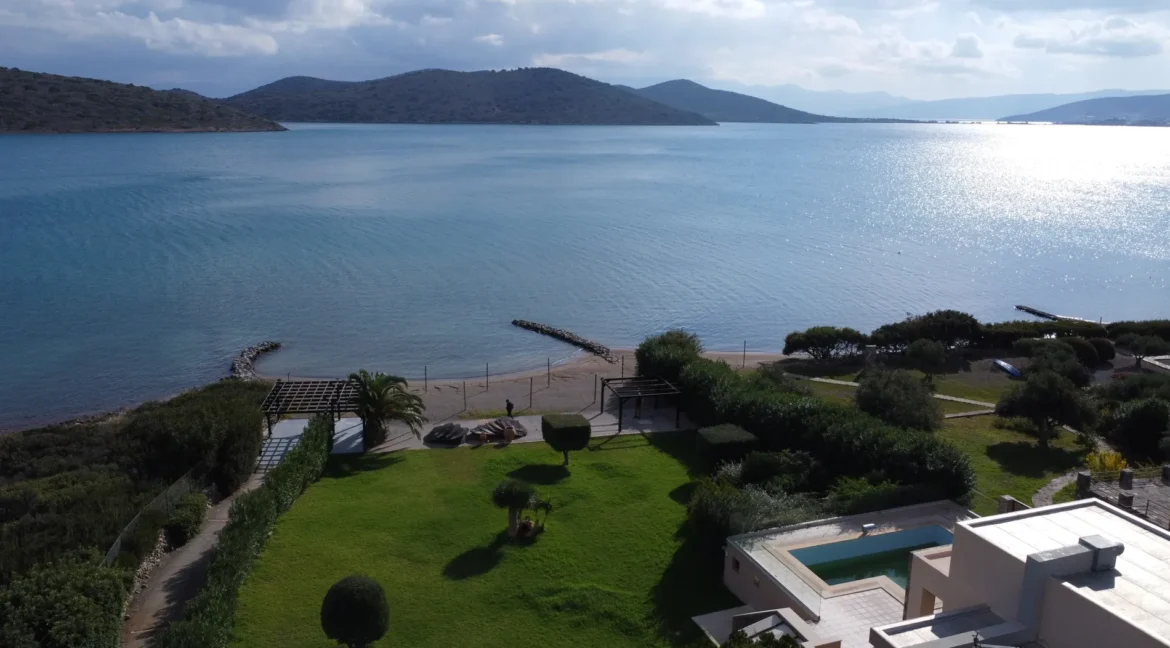 Seafront Villa Elounda Crete For Sale 2