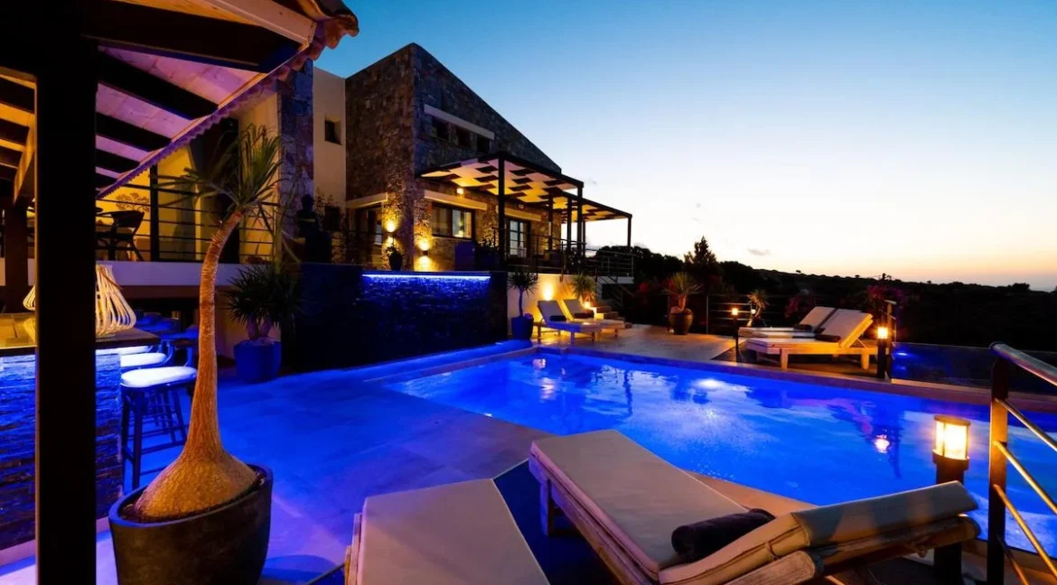 Stone-built modern villa in Crete For Sale 2