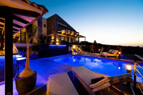 Stone-built modern villa in Crete For Sale 2