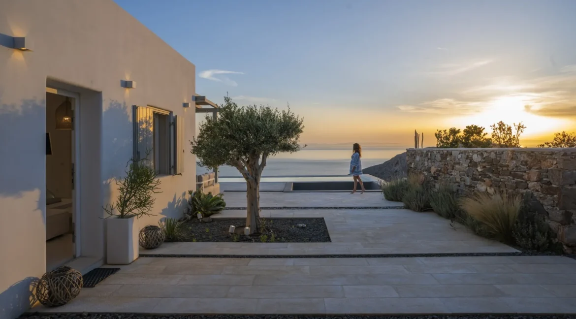 Stylish villa for sale Syros island 26