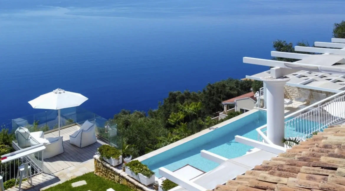 Villa at Agni Corfu with Sea Views for sale