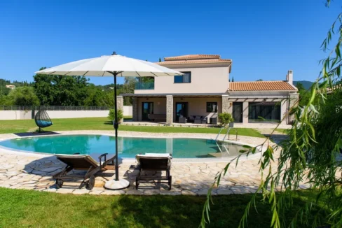 Villa with Private Pool in Corfu Dasia for sale 1