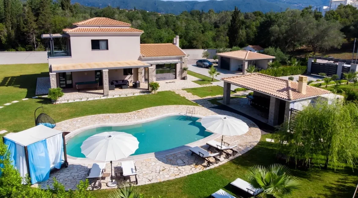 Villa with Private Pool in Corfu Dasia for sale 29