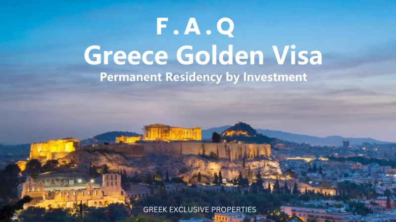 Gold Visa Greece, Residency Greece