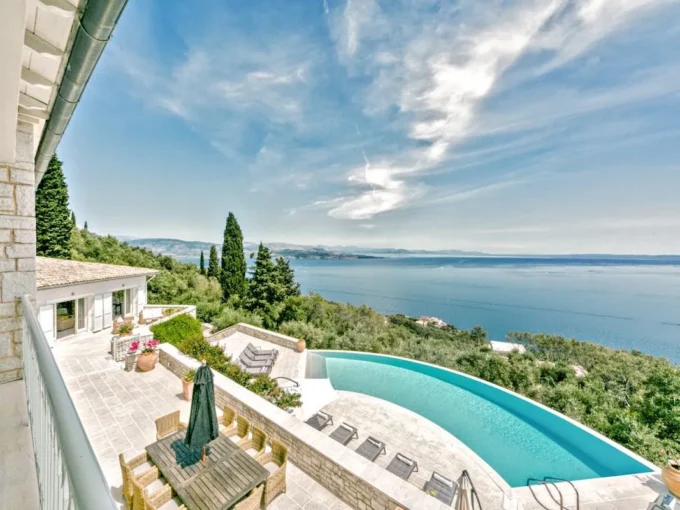 Luxurious Hilltop Retreat in Nissaki, Corfu for sale